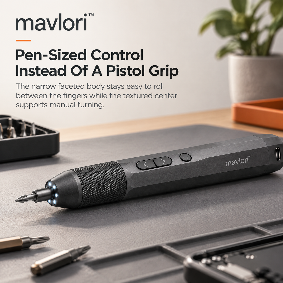 Mavlori™ TorquePen USB-C Precision Electric Screwdriver