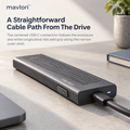 Mavlori™ DriveShell Tool-Free USB-C NVMe SSD Enclosure