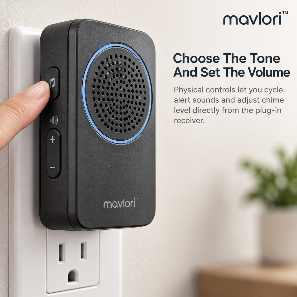 Mavlori™ EntryTone Modular Wireless Doorbell &amp; Chime Kit