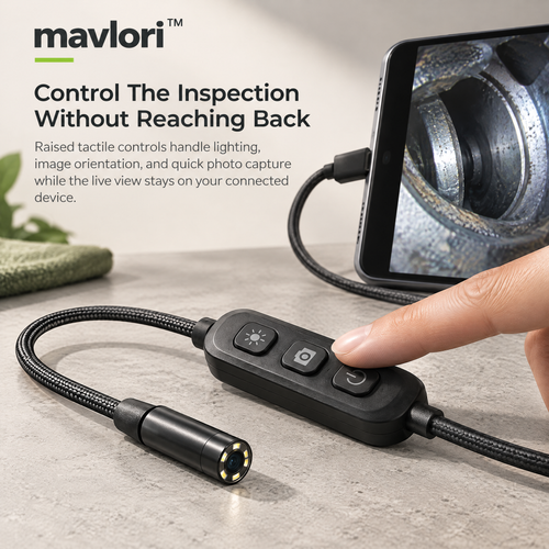 Mavlori™ FlexScope USB-C Digital Inspection Camera