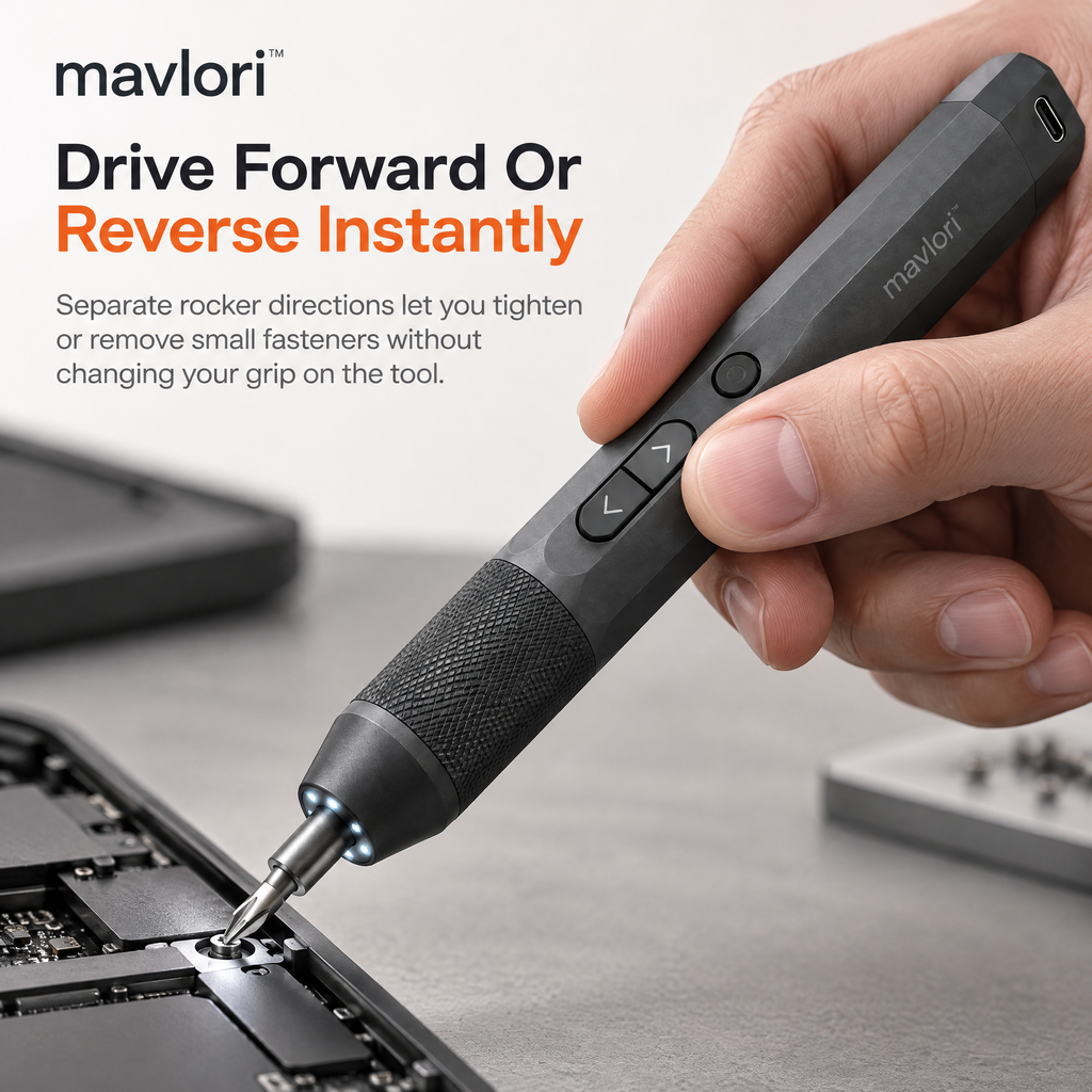 Mavlori™ TorquePen USB-C Precision Electric Screwdriver