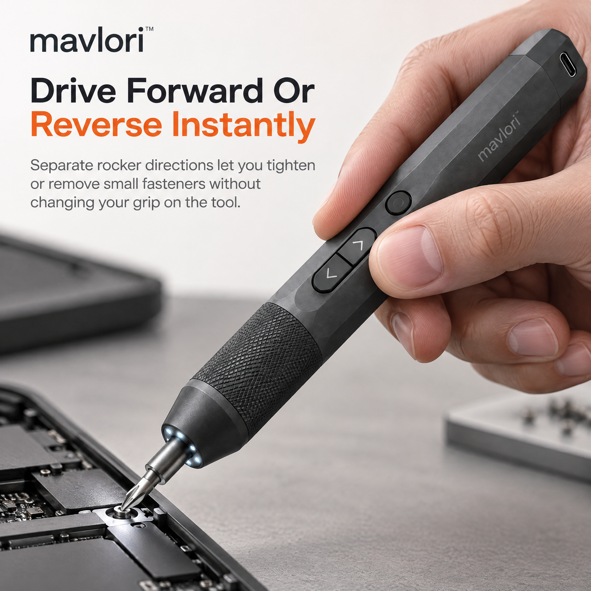 Mavlori™ TorquePen USB-C Precision Electric Screwdriver