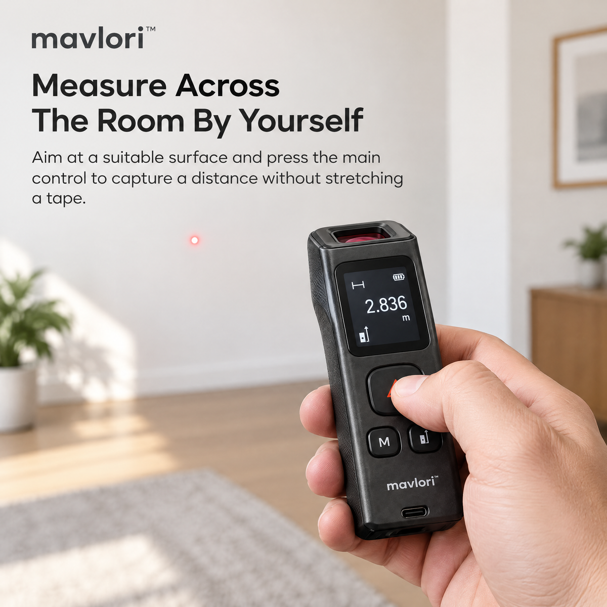 Mavlori™ RangeMark Pocket Laser Distance Meter