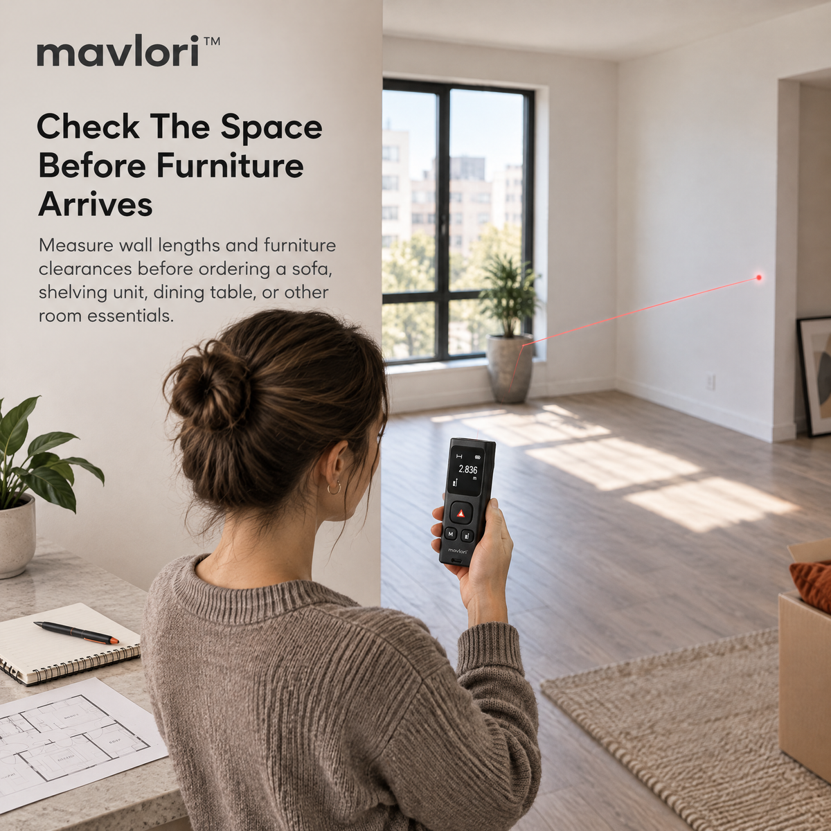 Mavlori™ RangeMark Pocket Laser Distance Meter