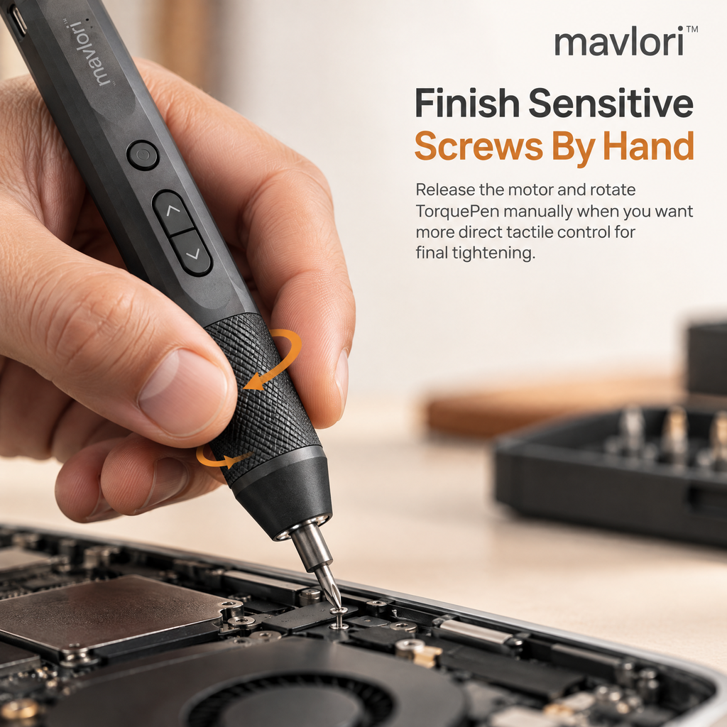 Mavlori™ TorquePen USB-C Precision Electric Screwdriver