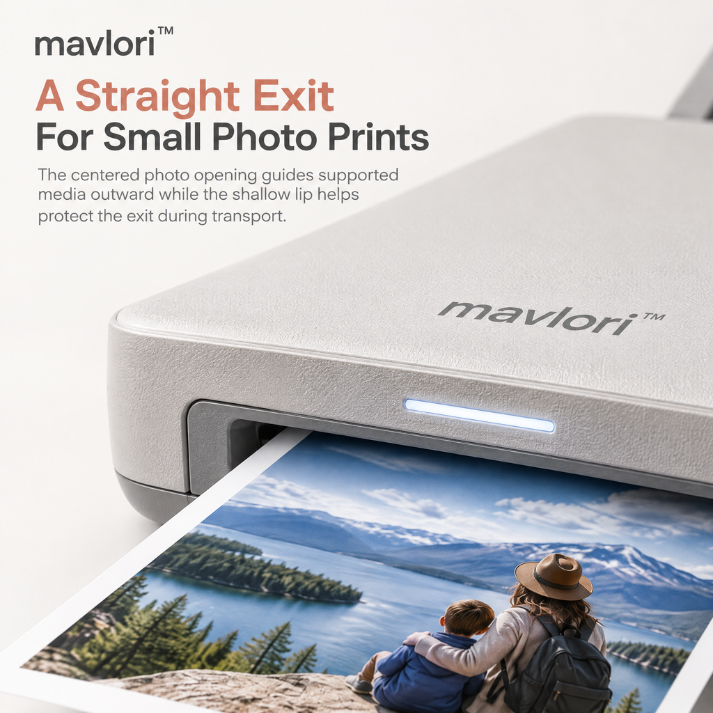 Mavlori™ SnapDeck Portable Wireless Photo Printer