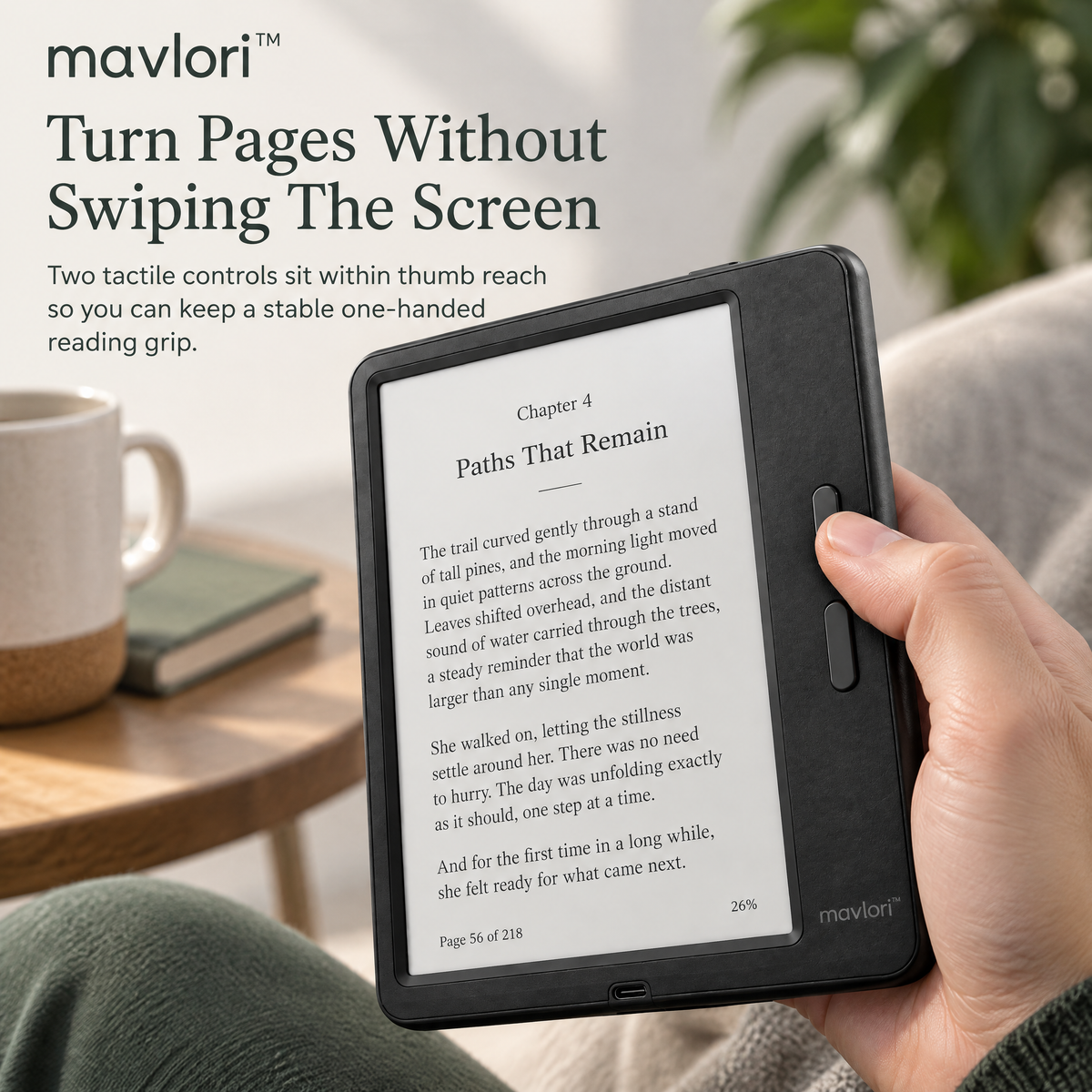 Mavlori™ PageArc Compact E-Paper Reader