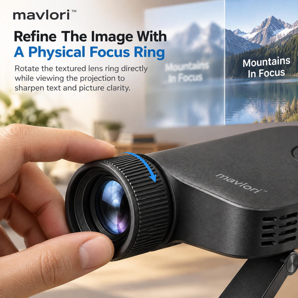 Mavlori™ BeamFold Portable Pico Projector