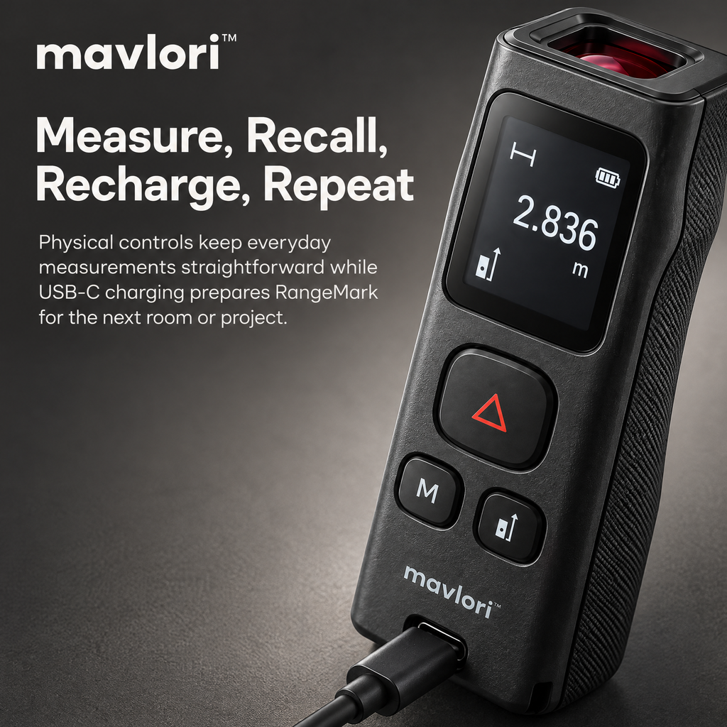 Mavlori™ RangeMark Pocket Laser Distance Meter