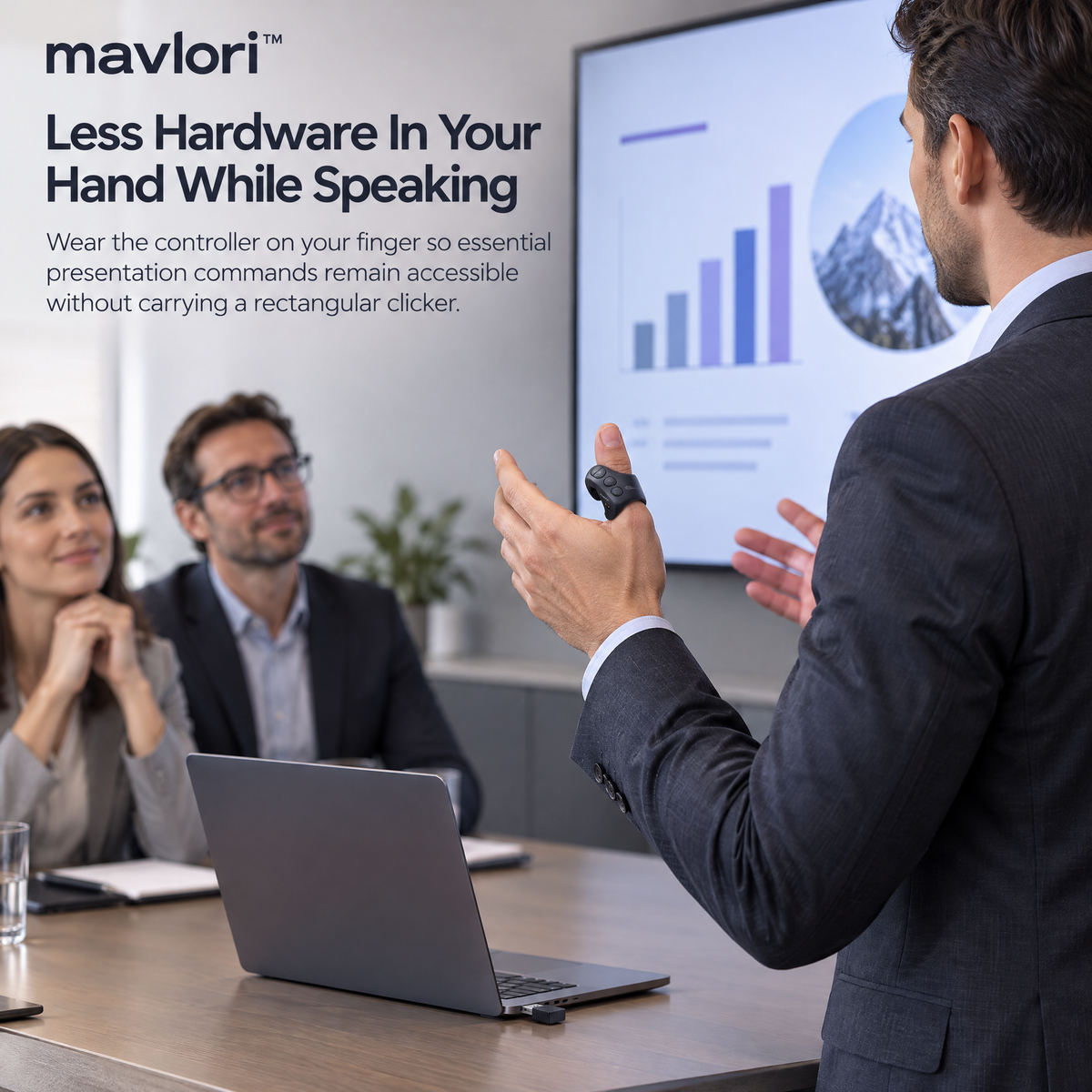 Mavlori™ MotionRing Wireless Presentation Controller