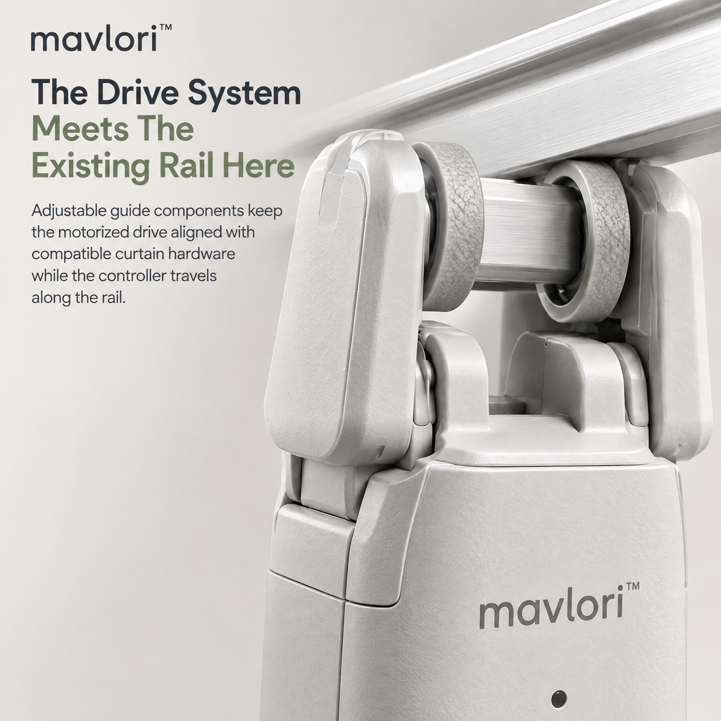 Mavlori™ GlideRail Motorized Curtain Controller