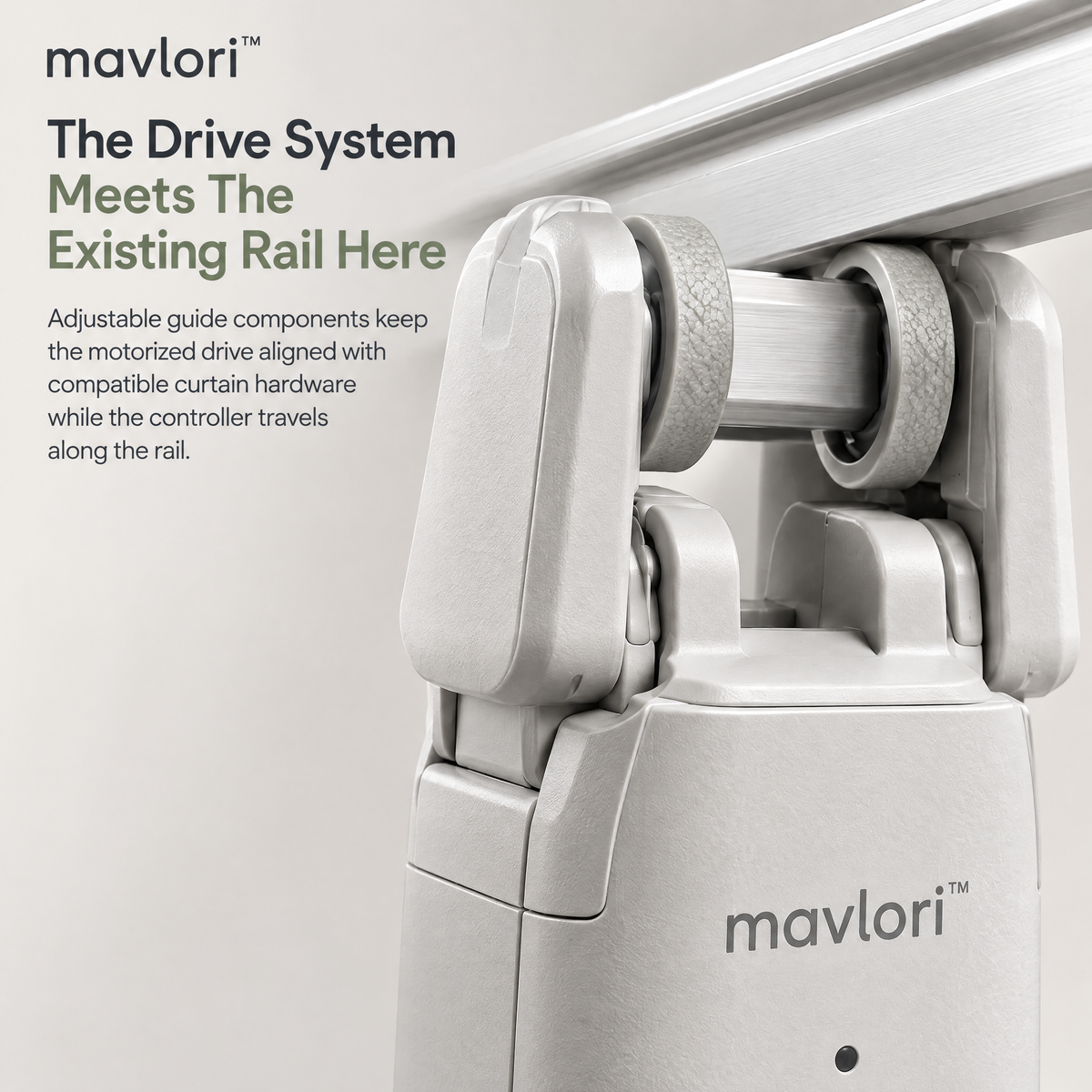 Mavlori™ GlideRail Motorized Curtain Controller